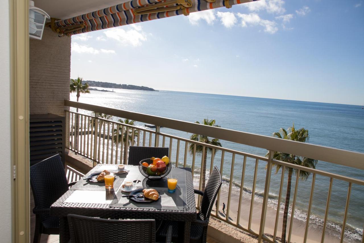 Vue Mer Panoramique, Clim, Balcon Et Plages Antibes Exterior photo